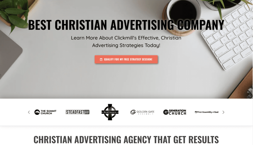 church website design